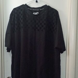 Benjamin Black Men's 4X Jersey Cotton Crew Neck Logo Short Sleeve T-Shirt Black